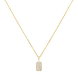 Pave Pendant Necklace