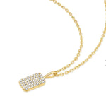 Pave Pendant Necklace