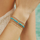 Lab Created Turquoise Bracelet