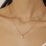 Pearl Drop Pendant Necklace