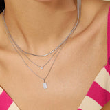 Pave Pendant Necklace