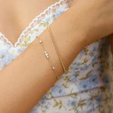 Sparkling Bezel Cubic Zirconia Bracelet