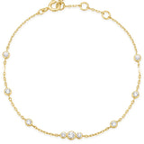 Sparkling Bezel Cubic Zirconia Bracelet