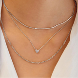Pavé Heart Necklace