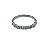Gemstone and Diamond Stackable Bands