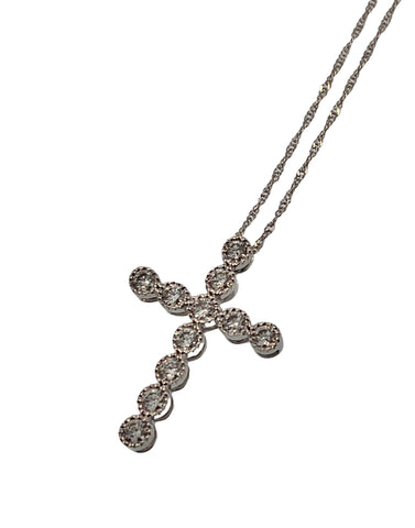 1/2 carat Diamond Cross Necklace