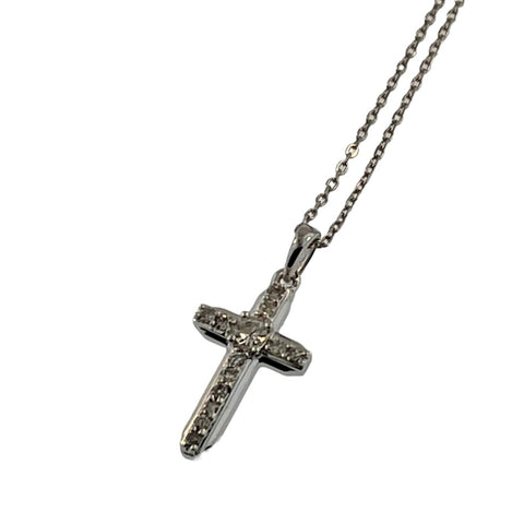 .12 Carat Diamond Cross Necklace