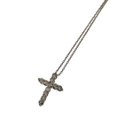 Diamond & White Gold Cross Necklace