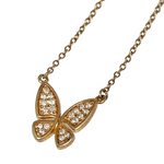 Diamond Butterfly Necklace