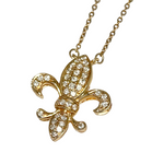 Diamond Fleur-De-Lis Necklace
