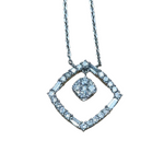 Diamond and White Gold Necklace