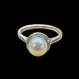 Pearl & Diamond Ring