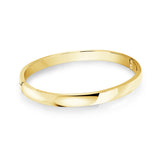 Stainless Steel 6mm Curved Bangle Bracelet