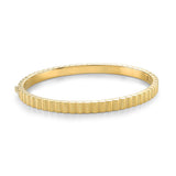 Stainless Steel Ribbed Bangle