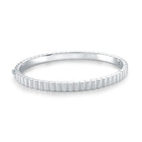 Stainless Steel Ribbed Bangle