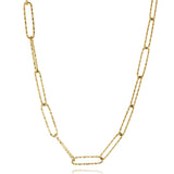 Stainless Steel Sparkle Oval Chain