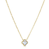 Lucky Clover Mother of Pearl Necklace