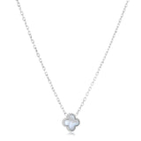 Lucky Clover Mother of Pearl Necklace