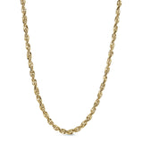Stainless Steel 4mm Diamond Cut Rope Chain