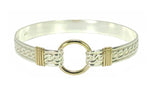 Sterling Silver. 14K Gold Filled Circle and Wraps. This Bracelet is remind us to treasure everyday. Made in USA. Bracelet is available to order  in different sizes 6.50, 7.00, 7.50 and 8.00. We have what is listed below in ready to ship or pick up.