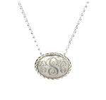Small Oval Monogram Necklace