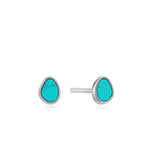 Tidal Turquoise Stud Earrings