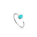 Tidal Turquoise Adjustable Ring