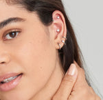 Kyoto Opal Bezel Barbell Single Earring