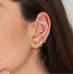 Disc Barbell Single Earring