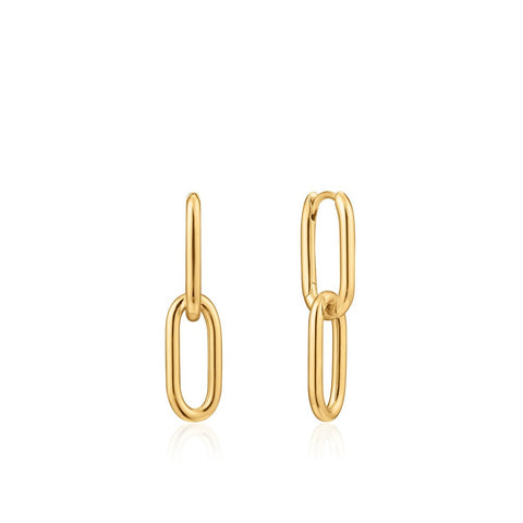 Cable Link Earrings